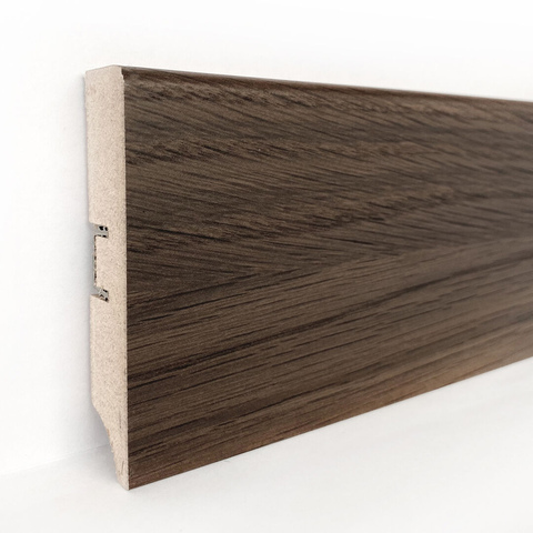 Плинтус SmartProfile МДФ Premium 80A - Американский орех 046