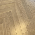 Паркетная доска массив Смолевичи - Дуб Ванильный Английская ёлка селект