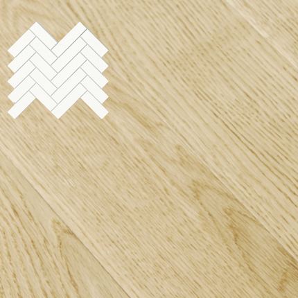 Паркетная доска массив Смолевичи - Дуб Скандинавский Английская ёлка стандарт