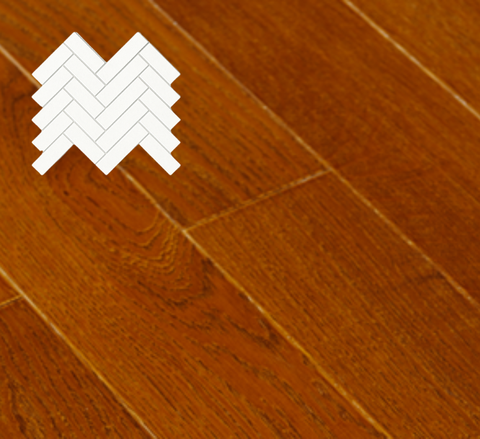 Паркетная доска массив Смолевичи - Дуб Ореховый Английская ёлка стандарт