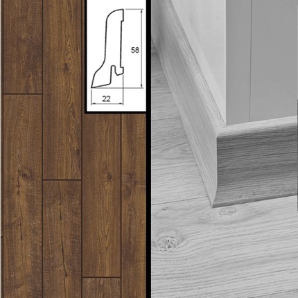 Плинтус МДФ Quick-Step QSSK 1851