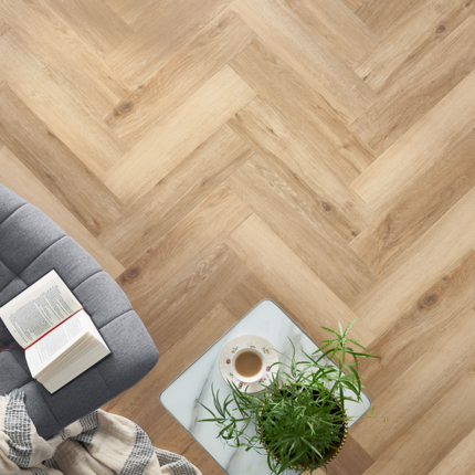 Кварцвиниловая плитка Arbiton Amaron Herringbone - ДУБ УЭМБЛИ - 5mm/0.55mm