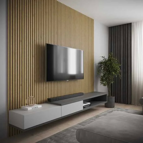 Реечная панель Grace МДФ 3D Line Modern L06 Дуб альпийский